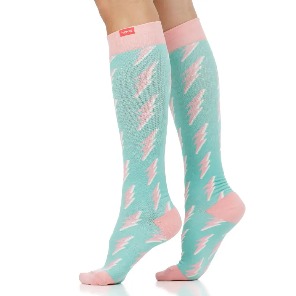 Thunder Struck (Cotton Compression Socks)