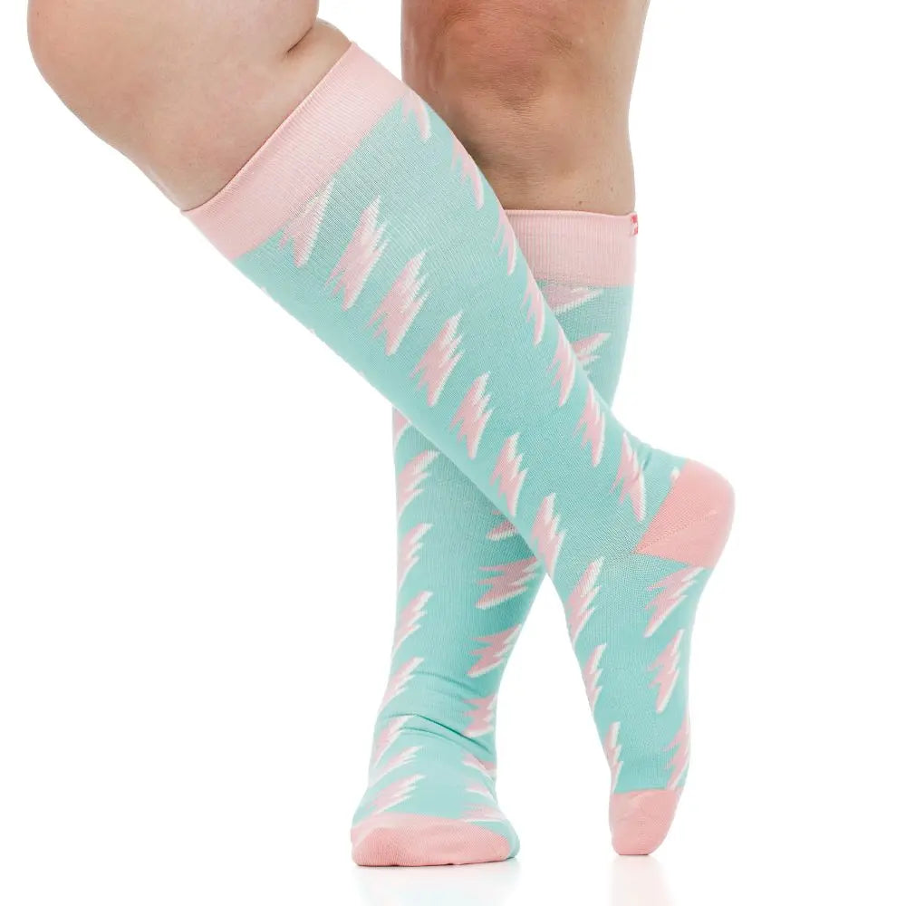 Thunder Struck (Cotton Compression Socks)