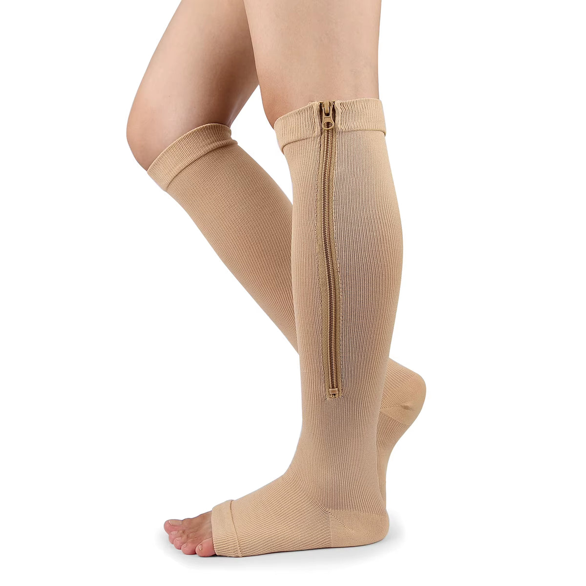 Zipper Compression Socks for Enhanced Blood Circulation and Pain Relief - Unisex, 1 Pair